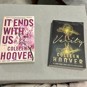 It Ends with Us and Verity by Colleen Hoover